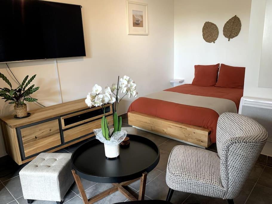 Grand Studio Avec Coin Nuit, Proche Mer Et Montagnes Roquebrune-sur Argens Exteriör bild